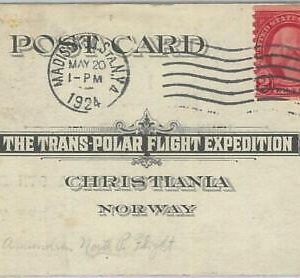 74151 - USA / NORWAY - STATIONERY CARD: Transpolar Flight Expedition 1924
