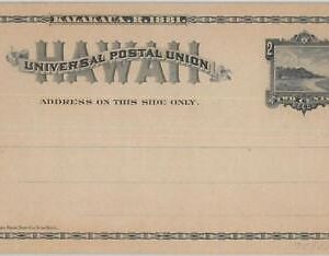 74492  - USA - POSTAL HISTORY -   STATIONERY CARD:  HAWAII 2 cents # UX2