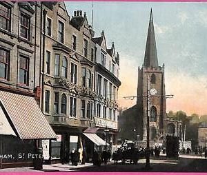 25229 - GREAT BRITAIN - VINTAGE POSTCARD - Nottingham, St.Peter's