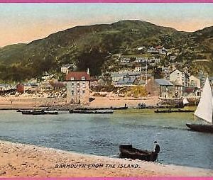 25224 - GREAT BRITAIN - VINTAGE POSTCARD - Barmouth from the island - 1909