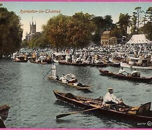 25200 - GREAT BRITAIN - VINTAGE POSTCARD - Hampton-on-Thames