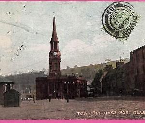 20447 - GREAT BRITAIN - VINTAGE POSTCARD - Port Glasgow, Town Buildings