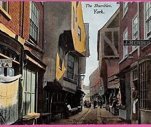 20386 - GREAT BRITAIN - VINTAGE POSTCARD - York, The Shambles