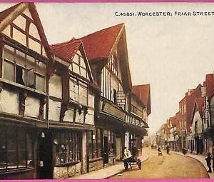 20365 - GREAT BRITAIN - VINTAGE POSTCARD - Worcester, Friar Street