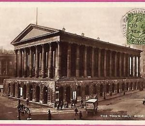 20355 - GREAT BRITAIN - VINTAGE POSTCARD - Birmingham, The Town Hall