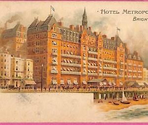 20329 - GREAT BRITAIN - VINTAGE POSTCARD - Brighton, Hotel Metropole