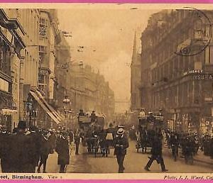 20346 - GREAT BRITAIN - VINTAGE POSTCARD - Birmingham, New Street