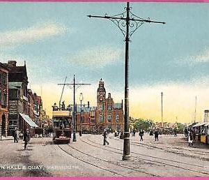 20271 - GREAT BRITAIN - VINTAGE POSTCARD - Yarmouth, Town Hall