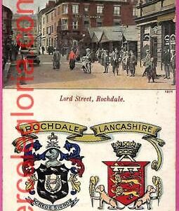 20255 - GREAT BRITAIN - VINTAGE POSTCARD - Rochdale, Lord Street