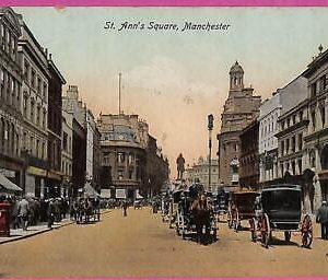 20250 - GREAT BRITAIN - VINTAGE POSTCARD - Manchester, St.Ann's Square