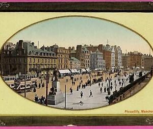 20246 - GREAT BRITAIN - VINTAGE POSTCARD - Manchester, Piccadilly