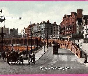 20225 - GREAT BRITAIN - VINTAGE POSTCARD - Ramsgate, The New Road
