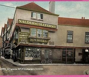 20205a - GREAT BRITAIN - VINTAGE POSTCARD - Canterbury, Sun  hotel