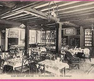 20197 - GREAT BRITAIN - VINTAGE POSTCARD - Winchester, God Begot House