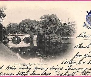 20073 - GREAT BRITAIN - VINTAGE POSTCARD  - Cambridge, Clare College Bridge