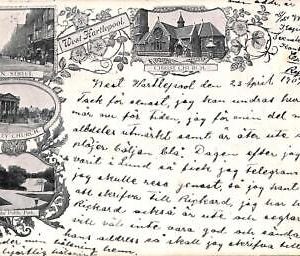 ac5209 - GB  -  VINTAGE POSTCARD: West Hartlepool - 1904 DURHAM