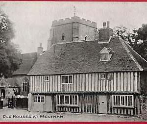 ai0411 -  GREAT BRITAIN - VINTAGE POSTCARD - Old Houses at Westham