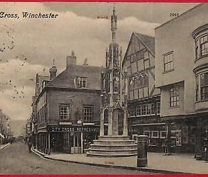 ai0410 -  GREAT BRITAIN - VINTAGE POSTCARD - Winchester, Citty Cross