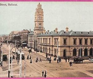 1662 - GREAT BRITAIN - VINTAGE POSTCARD  - Ballarat, Lydiard Street