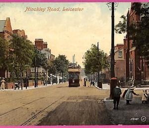 1656 - GREAT BRITAIN - VINTAGE POSTCARD  - Hinckley Road, Leicester