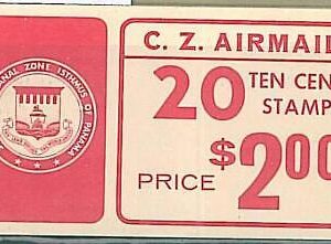 27382  - PANAMA Canal Zone - STAMPS -   BOOKLET Scott # C48 Airmail 1970 2$
