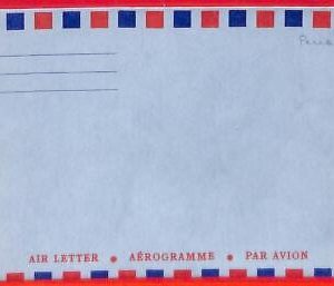 aa3682  - PANAMA Canal Zone  - Postal History -   BLANK  AEROGRAMME