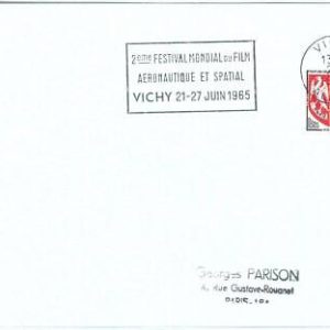 72147 - FRANCE - Postal History -  SPECIAL POSTMARK - SPACE Film Festival 1965