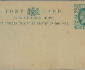 83310 - CAPE OF GOOD HOPE - Postal History - STATIONERY CARD -  H & G  # 14