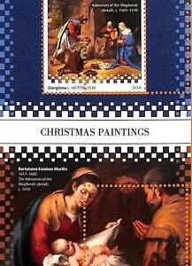 A6983 - SIERRA LEONE, Error, 2018, MISPERF SOUVENIR SHEET: Christmas paintings