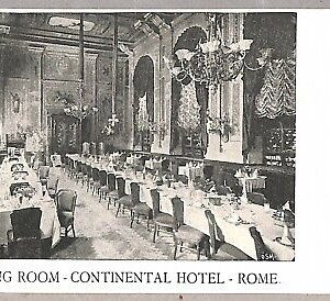 ab0237 - CARTOLINA D'EPOCA - ROMA Città : Dining Room - Continental Hotel