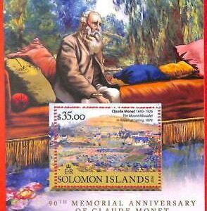 A4884 - SALOMONEN - ERROR MIPERF, Sonderblock: 2016, Claude Monet, Art.-Nr
