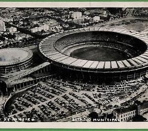 ah2702 - BRAZIL - VINTAGE POSTCARD  - RIO DE JANEIRO Stadium Football  - 1959