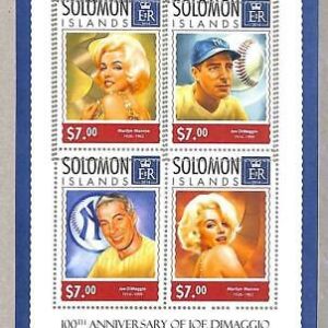 A4872 - SALOMONEN - FEHLER MISPERF: 2014, Joe DiMaggio, Marilyn Monroe