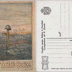 CARTOLINA MILITARE ILLUSTRATA in FRANCHIGIA - MAZZONI : QUANDO?