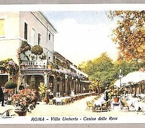 ab0287 - CARTOLINA D'EPOCA - ROMA Città : Villa Umberto - Casino delle Rose