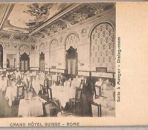 ab0290 - CARTOLINA D'EPOCA - ROMA Città : Grand Hotel Suisse
