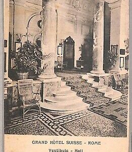 ab0291 - CARTOLINA D'EPOCA - ROMA Città : Grand Hotel Suisse