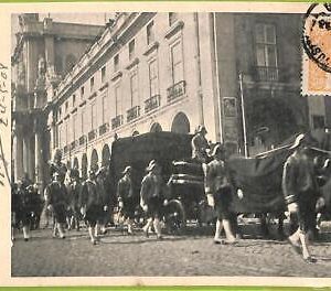 ad2348 - PORTUGAL - VINTAGE POSTCARD   - Terreiro do Paco ROYALTY - 1908