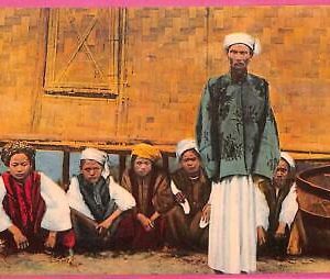 af9257 - MYANMAR   Burma -  VINTAGE POSTCARD - Ethnic, Costumes
