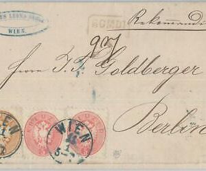 74114 - AUSTRIA  - POSTAL HISTORY - REGISTERED Cover to BERLIN