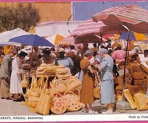 af9311 - BAHAMAS  -  VINTAGE POSTCARD - 1951 - Nassau, Ethnic