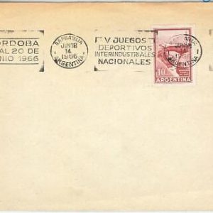 61483 - ARGENTINA - POSTAL HISTORY - NICE POSTMARK on COVER: INDUSTRALISATION