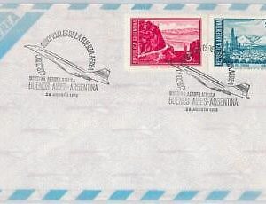 62711 - ARGENTINA - AVIATION -  SPECIAL POSTMARK on Cover 1972 - CONCORDE