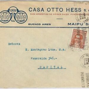 61526 - ARGENTINA - POSTAL HISTORY -  POSTMARK on COVER:  Children WEIGHTS  1944