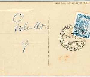 64713 - ARGENTINA - POSTAL HISTORY - POSTMARK on POSTCARD 1954 - CINEMA
