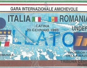 69471 -  BIGLIETTO PARTITA CALCIO 1993: ITALY / ROMANIA Campionato FIFA under 21