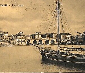 ab3198 - CARTOLINA D'EPOCA - Roma Provincia - Civitavecchia  1916