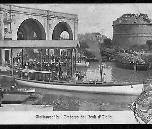 ab3203- CARTOLINA D'EPOCA - Roma Provincia - Civitavecchia  1913