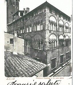 73551 - CARTOLINA d'Epoca - LUCCA  citta' -  PALAZZO GIUNIGI