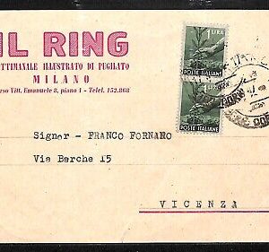 ab2057 - CARTOLINA D'EPOCA - MILANO Città : Pubblicitaria